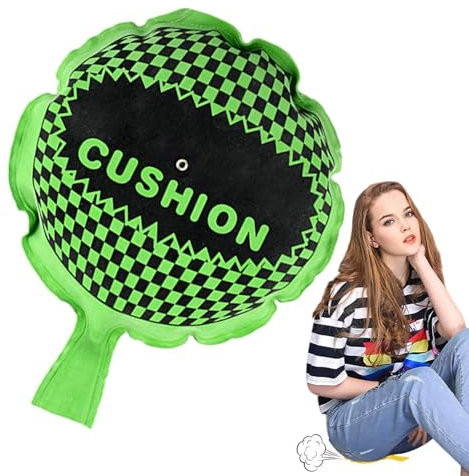 Furzkissen Pupskissen - Lustiger Furzbeutel | Pupskissen Cushion | Lustige Furztasche | Furzkissen Prank Toy | Whoopee Cushion | Aufblasbares Furzspielzeug | Sponge Furzkissen | Streich Requisiten