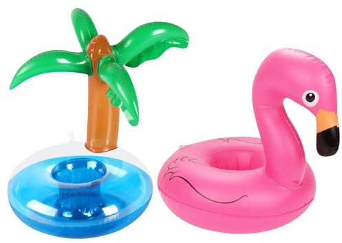 HDGSAFD 1 Pieza En Una Montaña Rusa Inflable De Árbol De Coco Y Montaña Inflable De Flamenco De 1 Pieza, Montaña Rusa Flotante De Agua, Suministros para Fiestas En La Piscina, Montaña Rusa Creativa.
