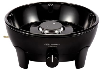 CADAC - Glamp Chef 40-50mBar - Tragbare Grills | CeramiCoat-Keramikbeschichtung, Automatische Zündung, Inkl. Tragetasche, Campingplatz, BBQ-Must-Haves, Verwendung im Freien