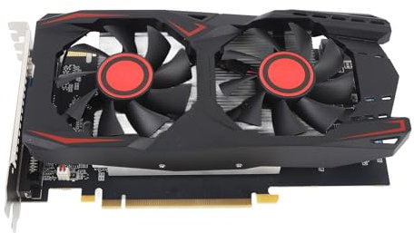 Yanmis Scheda Video del Computer, GTX550Ti 6 GB GDDR5 Gaming Graphics Card con Ventilatore a Doppio Raffreddamento, Express 2.0 16x, DVI VGA HD Multimedia Interface per PC