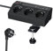 LustLocke Prise de Table avec USB C PD 20W, Multiprise 7 en 1, Prise Multiple 4 USB à 3 Voies avec Interrupteur, Multiprise Bureau avec Câble 2M pour la Maison et Le Bureau (Noir)