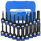 VORXEON Jeu de Embout TORX + ALLEN 20PCS Douilles à Choc 1/2 en Acier S2 Hexagone Métrique 5-19mm/Torx T25-T80 avec Système Anti-Chute Pour Mécaniciens Professionnels et Amateurs de Bricolage