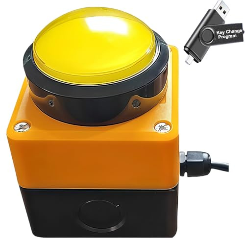 Programmable USB Macro Keypad, Default Enter Function, One-Handed Customizable Buttons with Macro Keys, U Disk with Customized Combination Buttons Program, Control Switch for Gaming, Streaming ,PS5