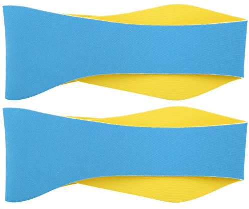 2 stücke Wasserdichte Ohr Stirnband Yoga Haar Band Tauchen Ohr Schutz Haar Band für Sport (Blau)
