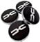 XVBFSC 4 Pièces Cache Moyeux pour Dacia Duster 2010-2021 2022 2023 2024 2025, Capuchon Enjoliveur Centre Roue Centre de Jante Capuchons Badge Logo Accessoires,B-56mm