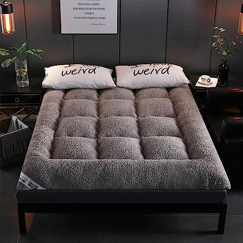 Colchón de futón japonés tradicional plegable extragrueso, tapete de tatami con diseño enrollable, para camping, sofá de invitados, ropa de cama de dormitorio