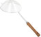 Luxshiny 1Pieza Espumadera Inoxidable con Mango de Madera Ergonómico Colador de para Freír y Escurrir Alimentos de Cocina para Filtrar Fideos y Comida