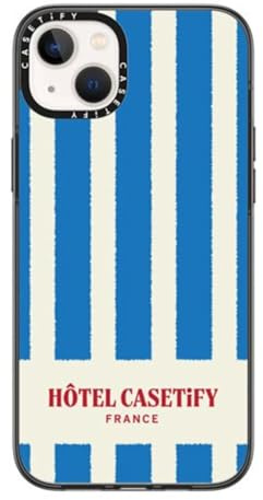 CASETiFY Kompakte Schutzhülle für iPhone 14 Plus, leicht, 1,2 m, 2 x Fallschutz in Militärqualität, schlankes Design, CASETiFY Resort-Handtuch, Schwarz