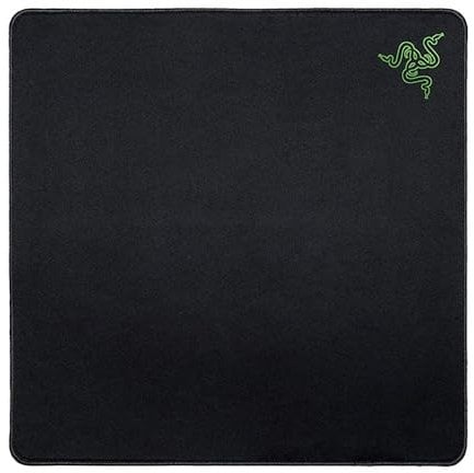 Razer Gigantus Elite - Tappetino per mouse da gioco ultra grande (Superficie in tessuto ottimizzato per il gioco, 45 x 45 x0,5 cm) Nero