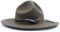 DXCOO Mütze, Militär-Kampagnenhut, Bohren Sergeant Instructor Mountie Ranger Hut 100% Wolle - Grün - Large=59 cm(7 3/8)