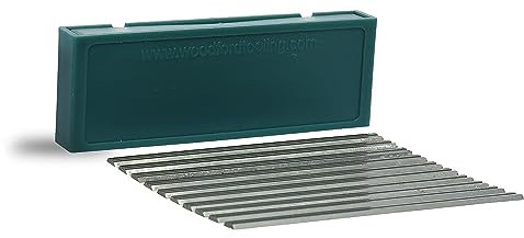 82mm Planer Blades 82mm Replacement for Makita, Black & Decker, Bosch, DeWalt, Trend and Elu Electric Planer Made in UK Box of 10 by Xcalinur Tooling UK