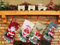 ysister Weihnachtsstrümpfe, 4 Stück Nikolausstiefel Zum Befüllen, Weihnachtssocke Hängende Strümpfe für Weihnachtsdeko für Weihnachtsschmuck, Geschenke Taschen und Süßigkeiten Taschen