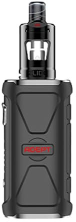INNOKIN Adept Zlide Vaping Kit, Waterproof, IP67, Equipped with Zlide Tank, Z Coil Compatible, Long Lasting Battery, E Cigarettes, E Cig, Starter Kit, Innokin Vaping, No Nicotine (Black)