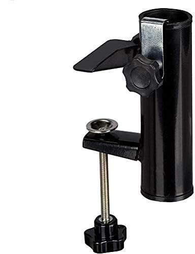 BSTCAR Support de parasol en acier avec pince de fixation pour parasol de balcon