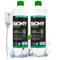 BiOHY Schmierseife (2 x 1 liter) + Dosierer | Konzentrat für Bodenreinigung – Wischpflege für Holz, Parkett & Fliesen | Rückfettend, extra stark & ergiebig | Flüssiger Bio-Fußbodenreiniger