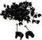 Cable Clip Hook Style 5mm to 7mm Round for Fastenings Cables Black [100 Pack]