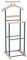 IDIMEX Valet de chambre MEDINA chevalet de nuit double portant pour vêtements, en MDF décor chêne sonoma et métal laqué noir