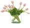 DUYONE 15pcs künstliche Tulpen Blumen, Real Touch Latex Bouquet, gefälschte Tulpen für Büro Hochzeit Party Home Küche Garten Dekoration(Hellrosa, 15 Stück)