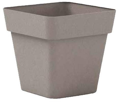 VECA SPA - Vase Quadro Cleo D.20 cm Havanna