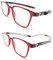 Lesebrille TR90 magnetisch Iman erweiterbar Professional Für herren damen venice (Rot, +3.00)