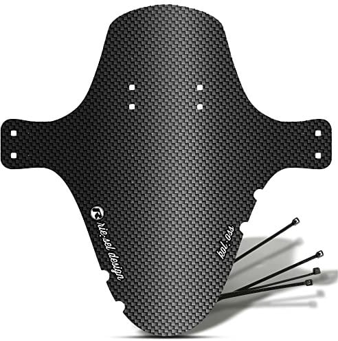 Riesel Design® 1x Mudguard - kol:OSS - XL MTB Schutzblech inkl. Kabelbinder/Stylischer MTB Schmutzfänger/Mountainbike Schutzblech als Spritzschutz für alle Radgrößen