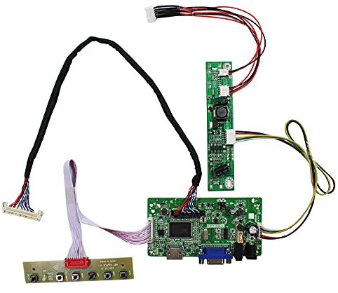 VSDISPLAY VGA LCD Controller Treiberplatine für 54,6 cm (21,5 Zoll) LM215WF3-SDA1 1920 x 1080 30P EDP LCD Bildschirm Monitor