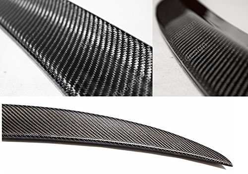 FLY DESIGN 70039 Heckspoiler passend für BMW E82 Coupe, Heckflügel, Spoilerlippe für Auto Tuning, ABS Kunststoff (P-Still Carbon Look)