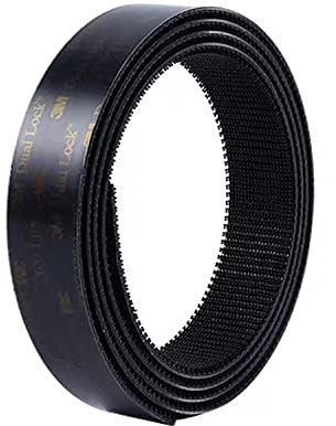 3M SJ3550 Klettband Selbstklebend Extra Stark, Doppelseitig Klebende mit Klettverschluss Selbstklebendes Klebepad Flauschband (25,4mm * 1m)