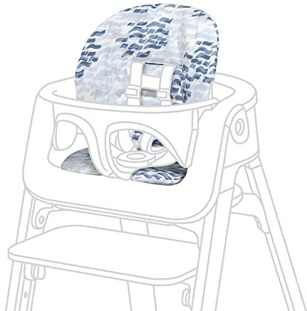 Stokke Coussin Steps Baby Set, Waves Blue - Accessoire Confortable Steps Baby Set - Doux, Facile à Nettoyer, matériau imperméable - Coton Lavable en Machine