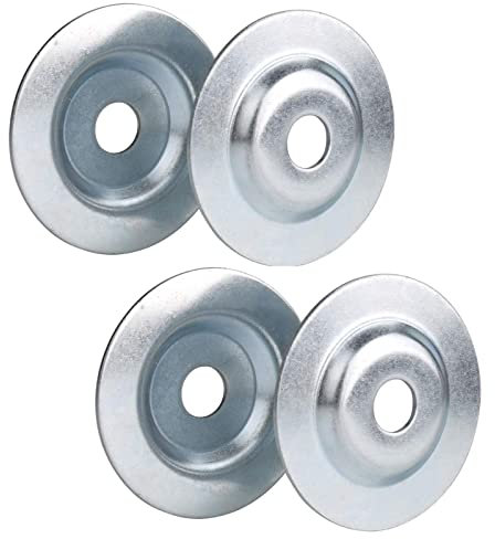 Motcoda OD3-1/10'' x ID 5/8'' 2 Set Bench Grinder Arbor Washer/Flange for Grinding polishing Wire Wheel Buffing (OD3-1/10'' x ID 5/8'')
