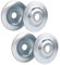 Motcoda OD3-1/10'' x ID 5/8'' 2 Set Bench Grinder Arbor Washer/Flange for Grinding polishing Wire Wheel Buffing (OD3-1/10'' x ID 5/8'')