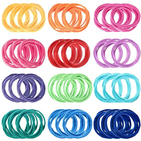 marian 192 Pcs 7 Inches Potholder Weaving Loom Weaving with 12 Colors for Supplies A