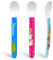 Vicloon Cucharas para Bebés, 3pcs Cuchara de Aprendizaje para Bebe, Cuchara de Punta de alimentación para Bebés, Juego de Cubiertos para Bebés 6 Meses+