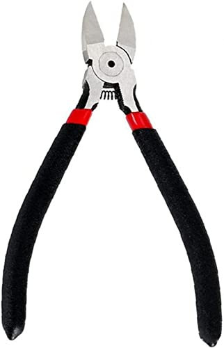 Werkzeuge,Werkzeugzangen,Handwerkswerkzeuge,Düsenzange Industrielle Spitzzange Abisolierzange Crimper 6-Zoll-Elektriker-Kabelwerkzeug,Handwerkzeuge (Color : CRV.)