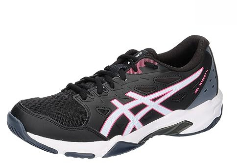ASICS Damen Gel-Rocket 11 Sneaker, Black White, 44 EU