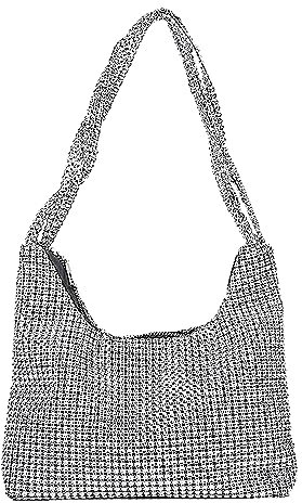 GVSAVY 1 diamond-encrusted shoulder bag, fashionable evening accessories, women's handbag, personalized messenger bag, elegant clutch, shiny rhinestone mobile phone bag, suitable for wedding, prom