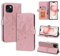CASAFUNY Custodia per iPhone 15, Cover iPhone 15, Custodia Pelle Protettiva Portafoglio Magnetica Flip Case Libro per iPhone 15, Rosa