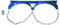 LOVIVER Gas Cylinder Bracket Gas Tank Wall Holder Bottles Holder Wall Mounted Portable Metal Wall Bracket Support Propane Tanks Holder, Double Blue