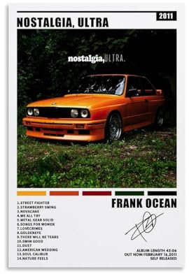 beeto Frank Ocean-Poster, Nostalgie, Ultra-Album-Poster, 90er-Jahre-Leinwand, Wandkunst, Raum, ästhetische Dekoration, Poster, 20 x 30 cm