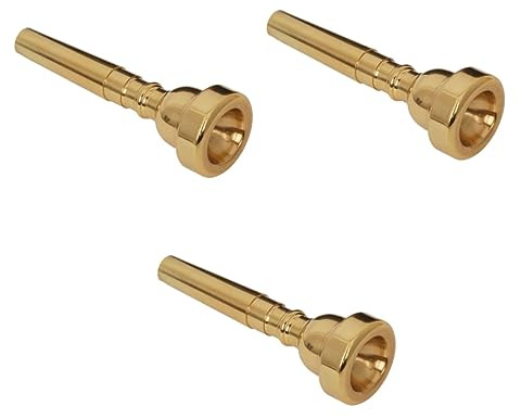 TOYANDONA 3stücke Trompetenmundstück Aus Kupfer Goldfarbe Geeignet Für Anfänger Und Profis Präzise Klangqualität Trompete Und King Trompeten