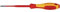 KNIPEX 98 20 35 SL VDE Insulated Slotted Screwdriver, 3.5 x 100mm - Slim