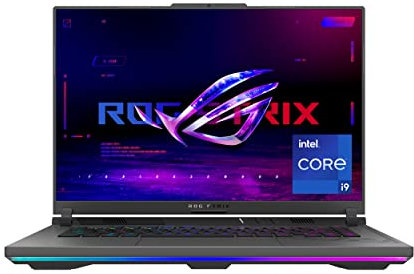ASUS ROG Strix Gaming Laptop, 16 FHD 16:10 Display, Intel Core i9-13980HX, 16GB DDR5 RAM, 1TB SSD, NVIDIA GeForce RTX 4070, American English RGB Keyboard, Windows 11,