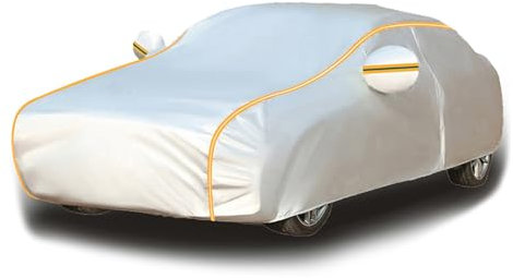 Autoplane Wasserdicht für 𝐁𝐌𝐖 Touring E30(1987-1994)(mit Türreißverschlüssen) mit Staub-, Sonnen- Und Hagelschutz Autoabdeckung