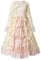Rouingdd Burgfräulein Kostüm Damen, Trompetenärmel Elegant Party Cosplay Dress Kleider Festlich Renaissance Viktorianisches Maxikleid Corsagenkleid Mit Schnürung Wikinger Feenkleid