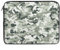 Housse pour ordinateur portable de 17 - Motif camouflage blanc - Résistant aux chocs - Housse de transport fine