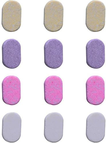 12Pcs Foaming Hand Soap Refill Tablets, Foam Soap Refill, Foaming Hand Wash Refill, Eco-Friendly Sustainable For Washing in Bathroom and Kitchen, Variety Fragrance Pack, 4 Scent