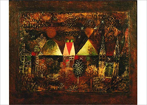 Kunstkarte Paul Klee Nächtliches Fest