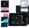 Infinity Seven LCD Schreibtablet 12 Zoll, Bunter Bildschirm, Schreibtafel, Notizen Machen, Malen, Kinder Geschenk, Lernen, Wiederverwendbar, Zeichnen, Tragbar, Tablet, farbig (Schwarz)