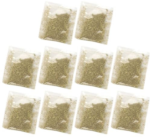 Lot de 10 sachets de friandises à l'herbe à chat à la menthe pour stimuler la curiosité et l'énergie de votre animal de compagnie