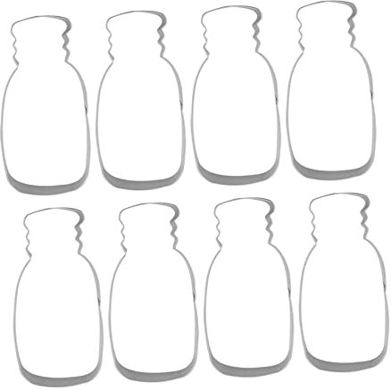 OFFSCH 10 Stück Flaschen-ausstechformen – Edelstahl Zum Backen Leicht Zu Reinigen Und Aufzubewahren